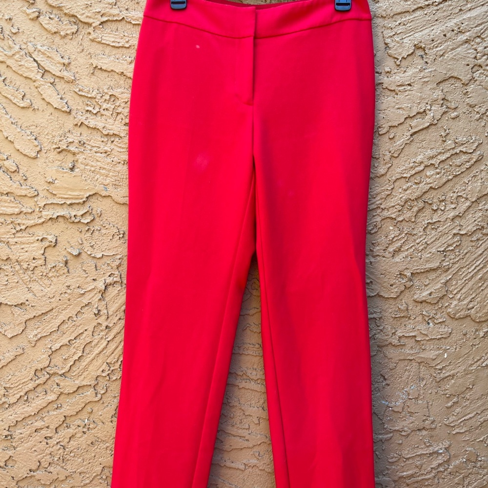 2/$20 Ann Taylor Red Straight Leg Pants